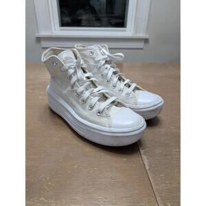 Converse Chuck Taylor All Star Move Platform High Top Sneakers White Women's 9